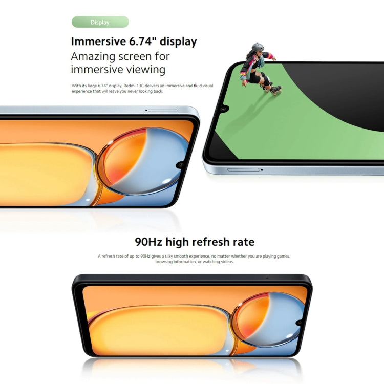 Xiaomi Redmi 13C 5G, 6.74 inch MIUI 14 MediaTek Dimensity 6100+ Octa Core 2.2GHz, NFC, Network: 5G, Not Support Google Play Xiaomi Redmi 13C 5G, 6.74 inch MIUI 14 MediaTek Dimensity 6100+ Octa Core 2.2GHz, NFC, Network: 5G, Not Support Google Play